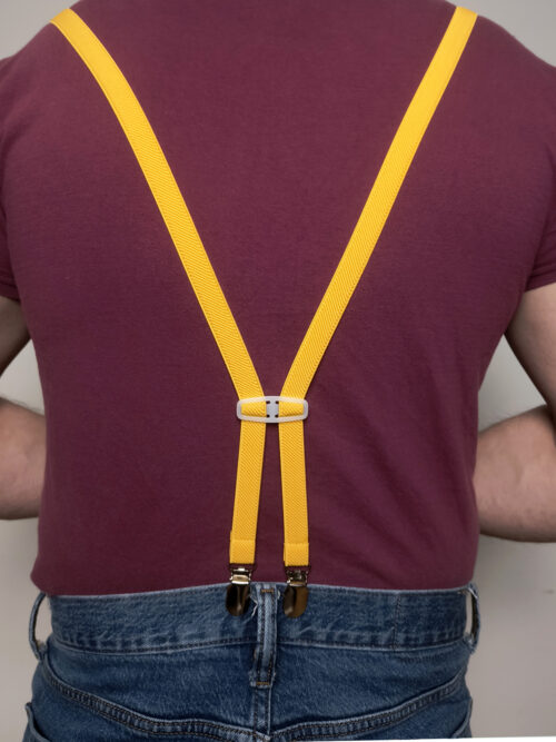 ŻÓŁTE SZELKI H WĄSKIE