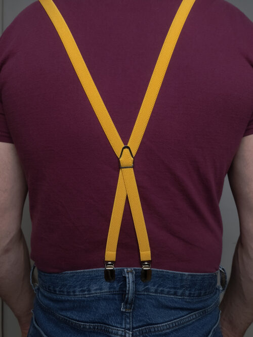 ŻÓŁTE SZELKI X WĄSKIE